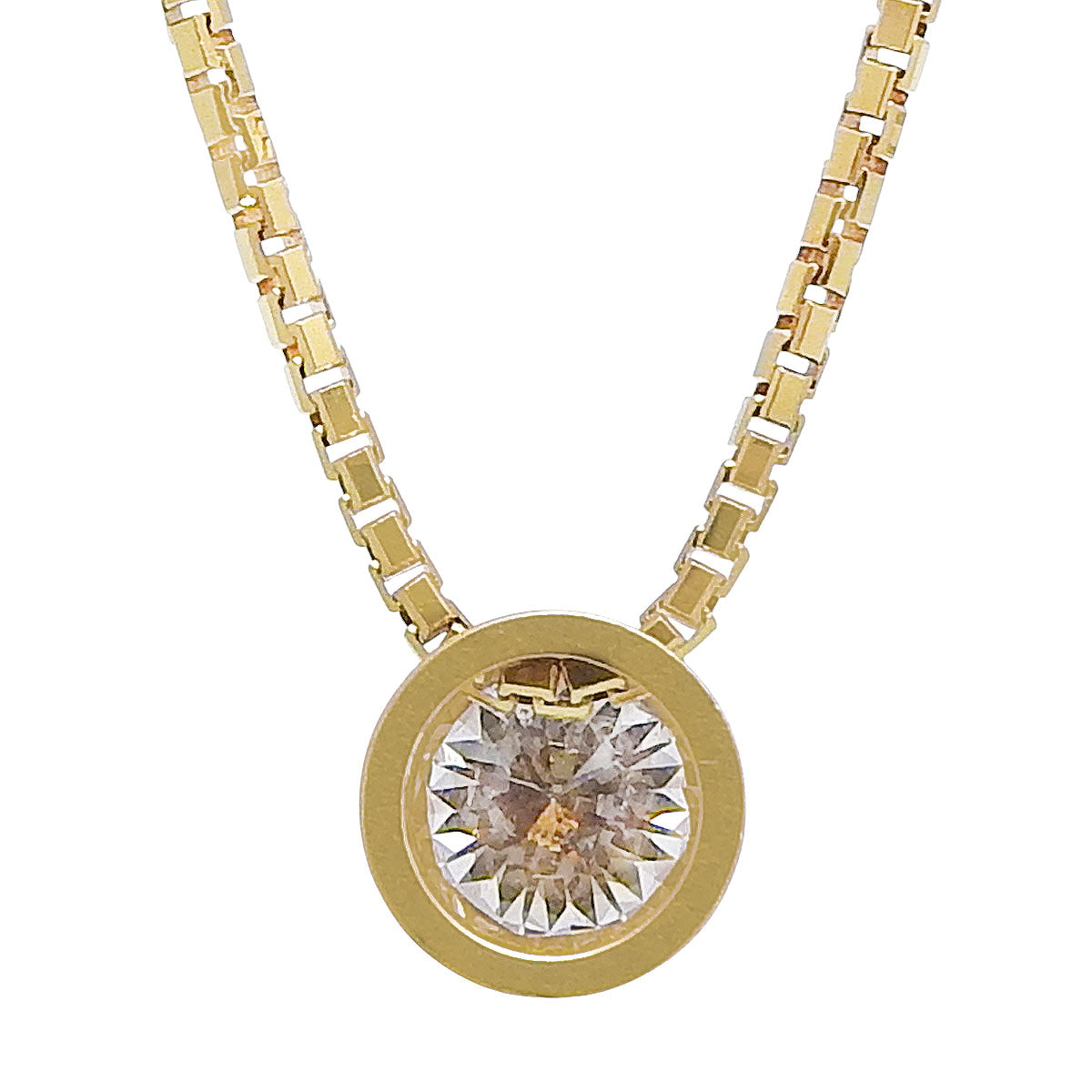 Diamond Necklace D0.60 K18 Yellow Gold YG