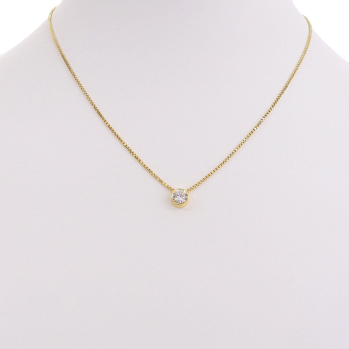 Diamond Necklace D0.60 K18 Yellow Gold YG