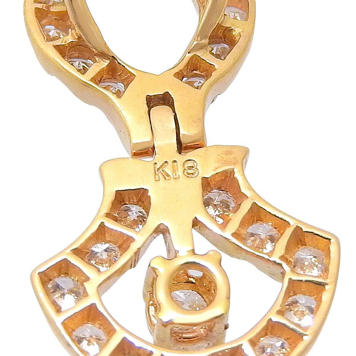 Diamond Necklace, 1.00 Carat, K18 Pink Gold, PG, Accessory, Jewelry