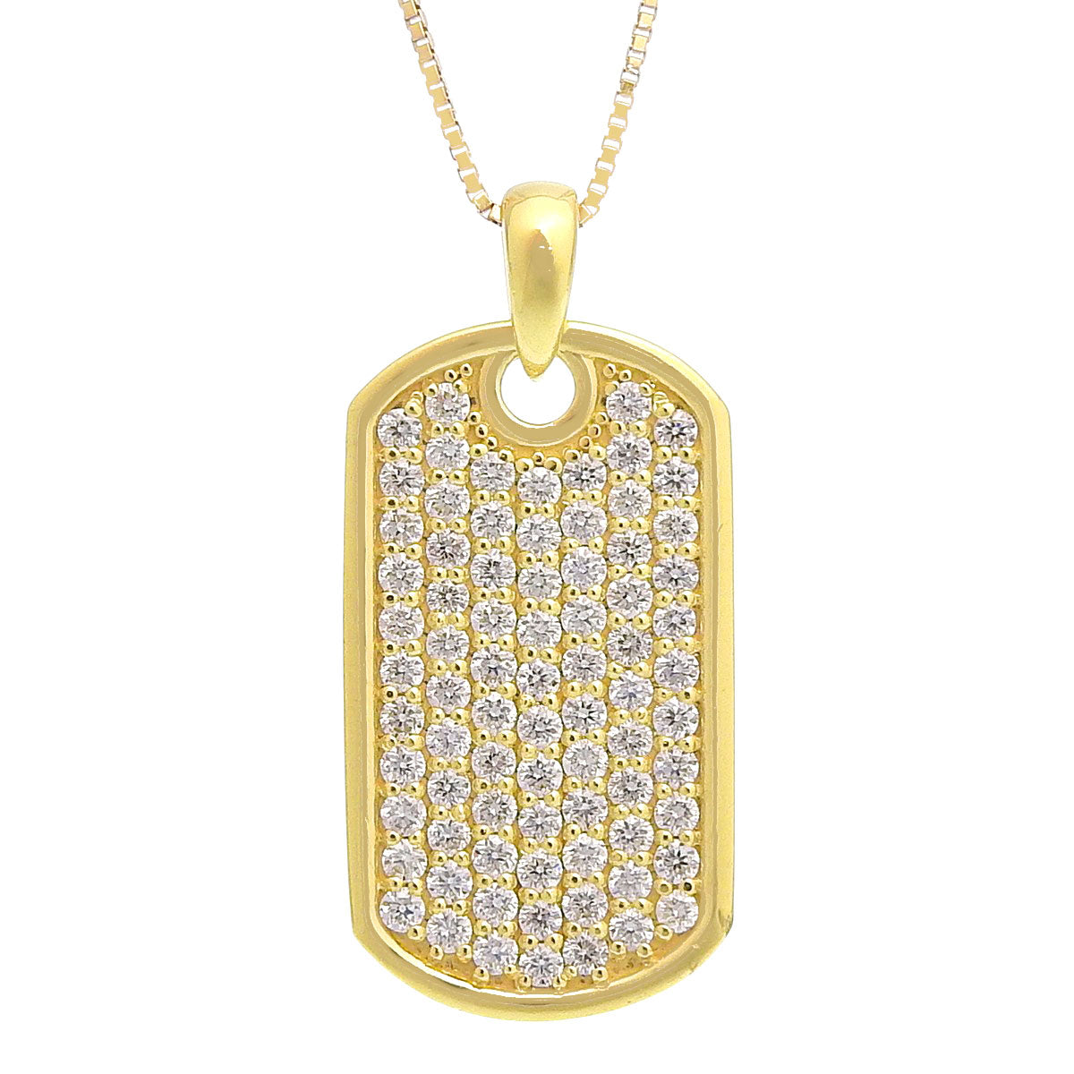 Plate Diamond Necklace, 1.00 Carat, K18 Yellow Gold, YG, Accessory, Jewelry