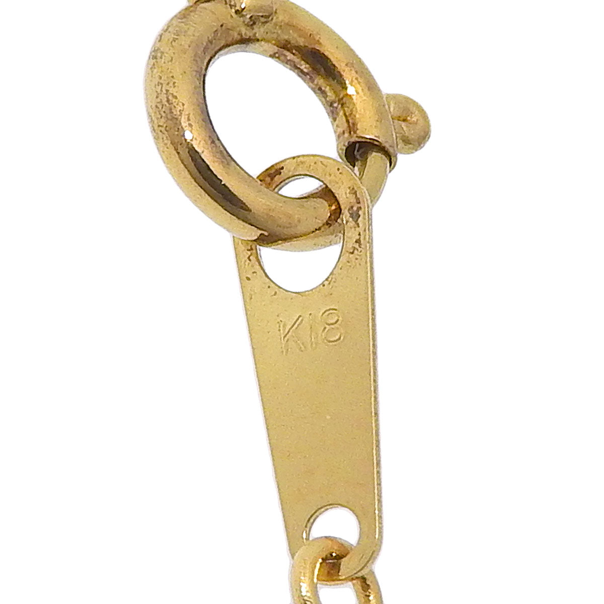 Diamond Necklace, 0.785 carats, 18K Yellow Gold, 1-point diamond.