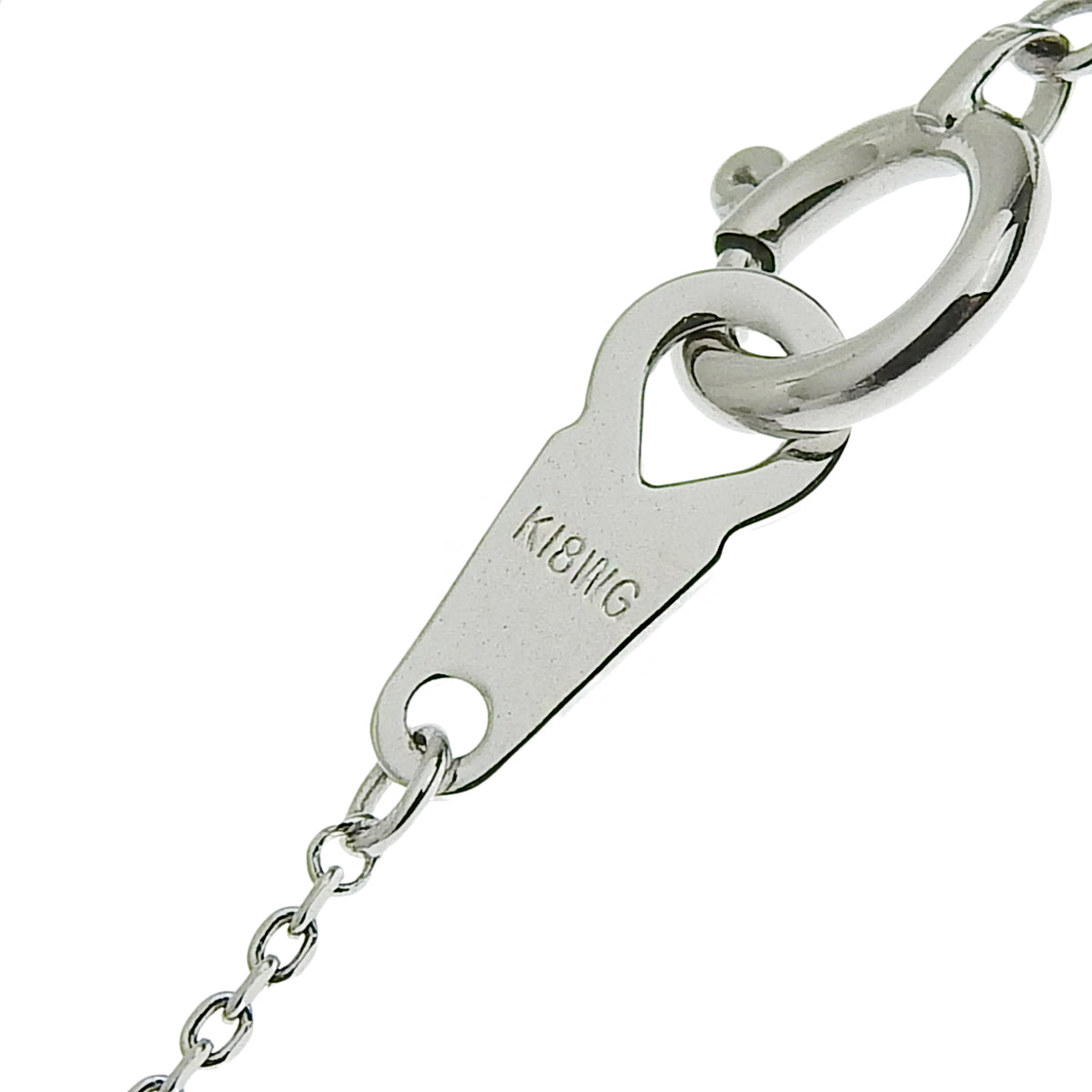 Diamond Long Necklace, 0.50 carats, White Gold (18K)