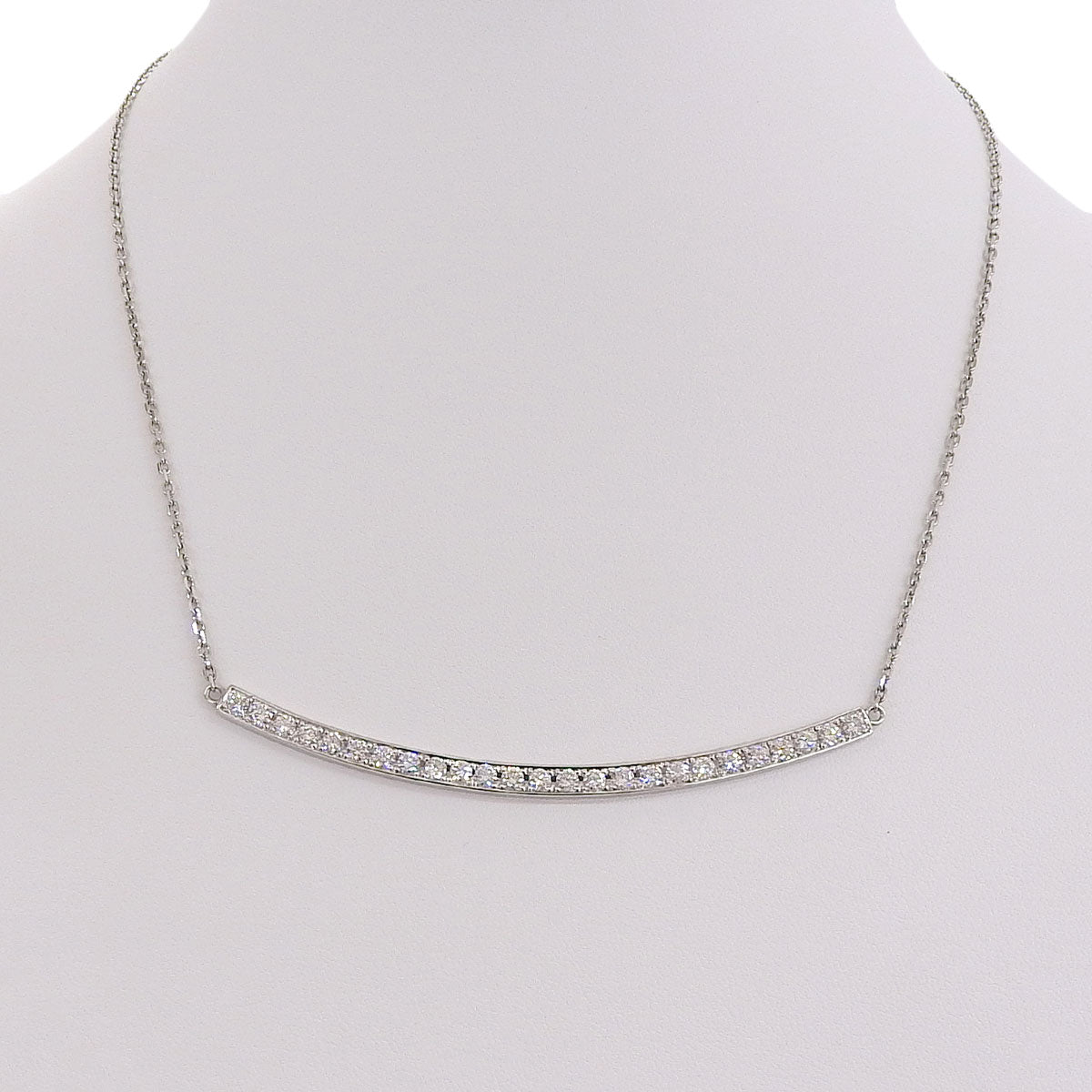 Diamond Necklace, 1.83 carats, Pt900/Pt850 Platinum