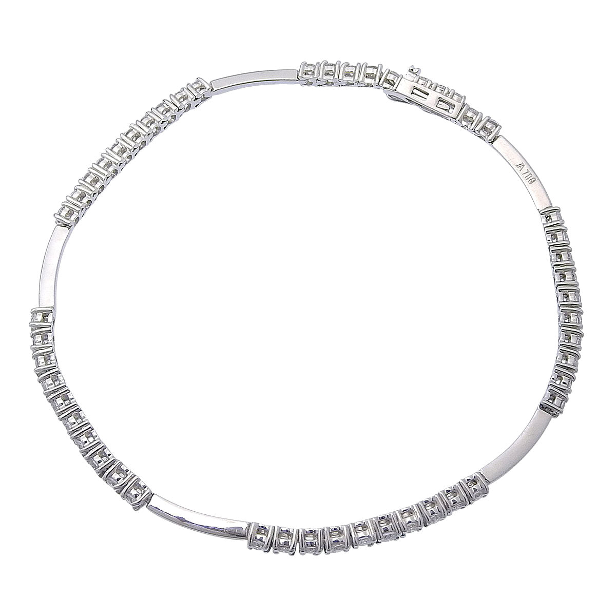 Diamond Bracelet, 1.50 carats, 18k White Gold