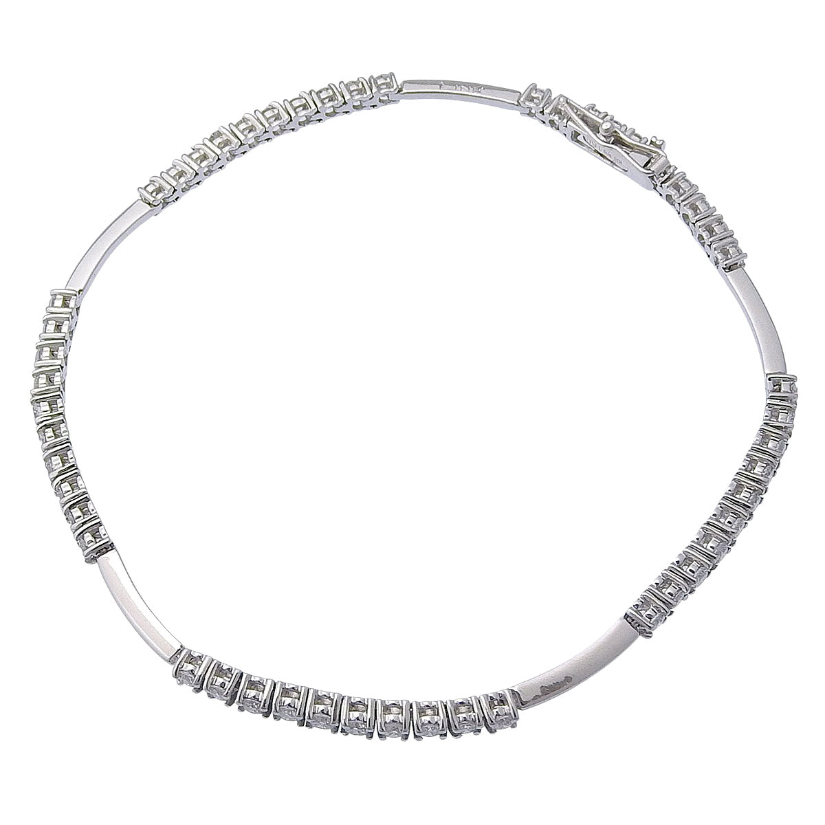 Diamond Bracelet, 1.50 carats, 18k White Gold