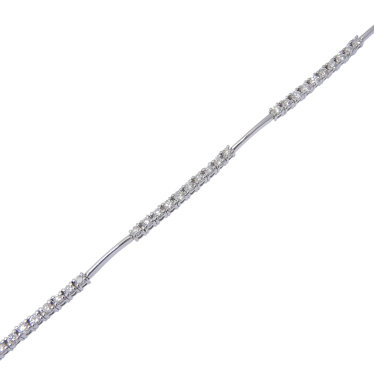 ダイヤモンド ブレスレット D1.50 K18 ホワイトゴールド WG