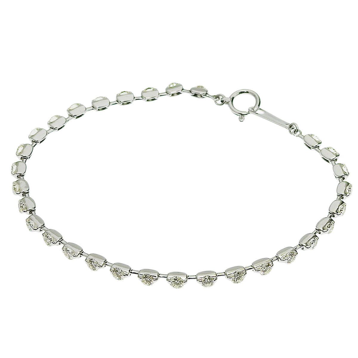 Diamond Bracelet, 2.00 carats, 18K White Gold