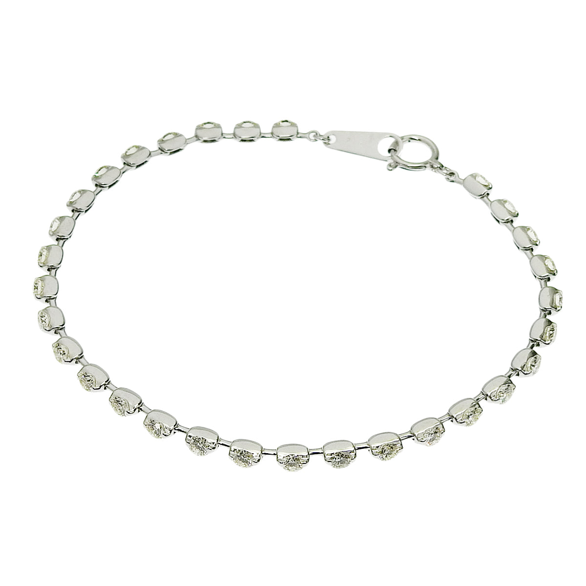 Diamond Bracelet, 2.00 carats, 18K White Gold
