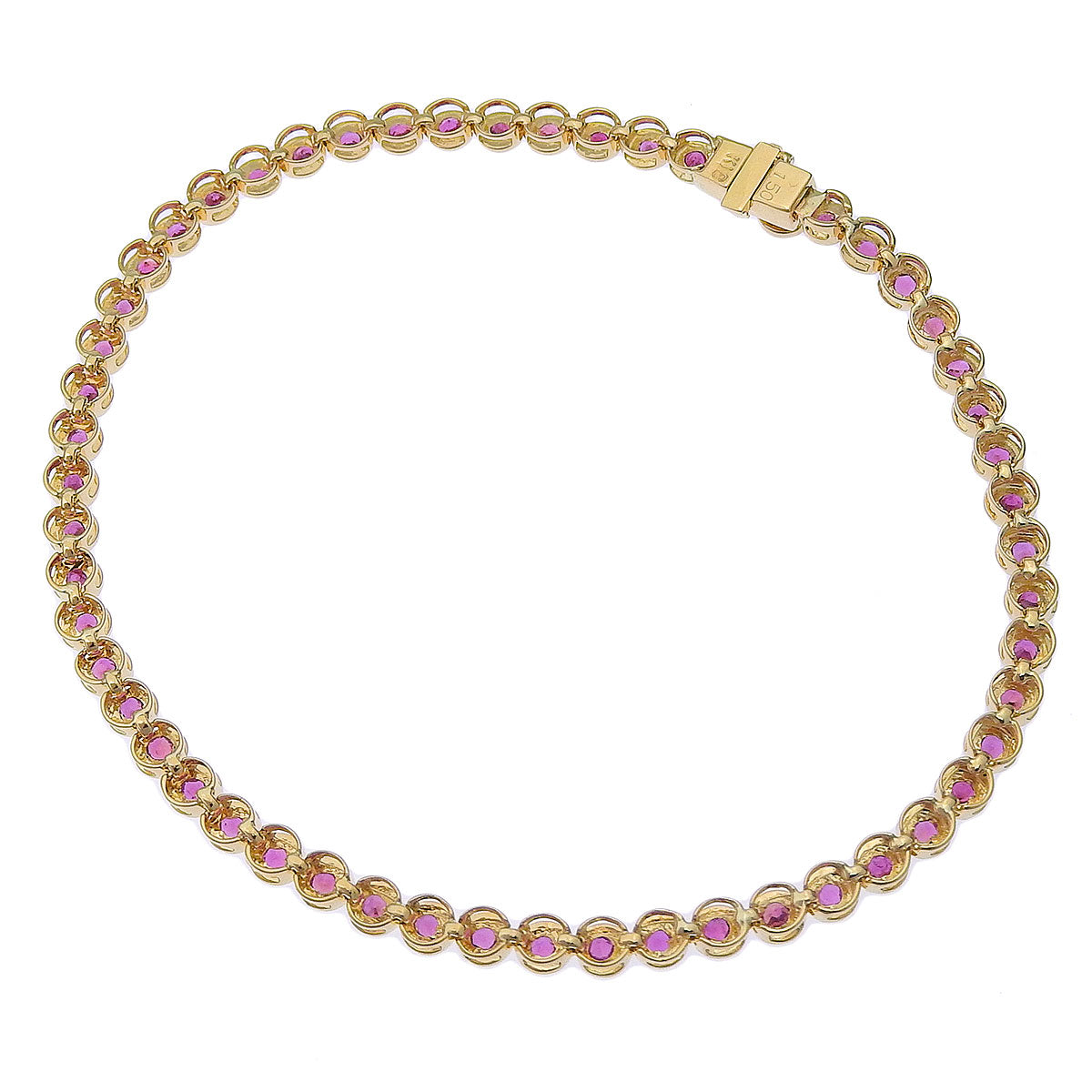 红宝石手链 R1.50 18K黄金 K18YG