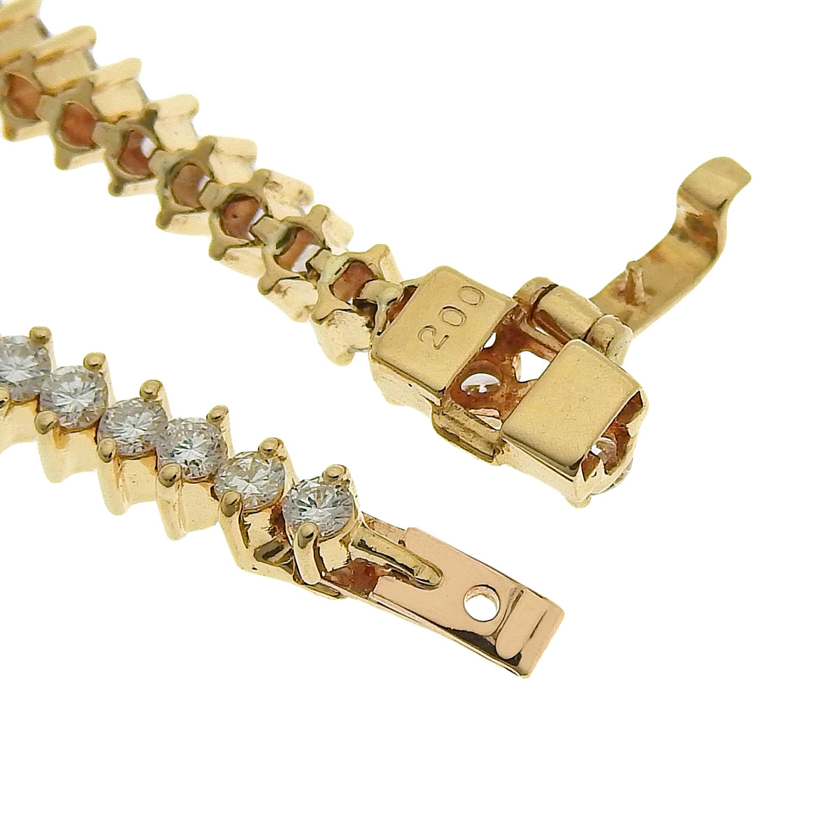 Diamond Bracelet, 2.00 carats, 18K Yellow Gold