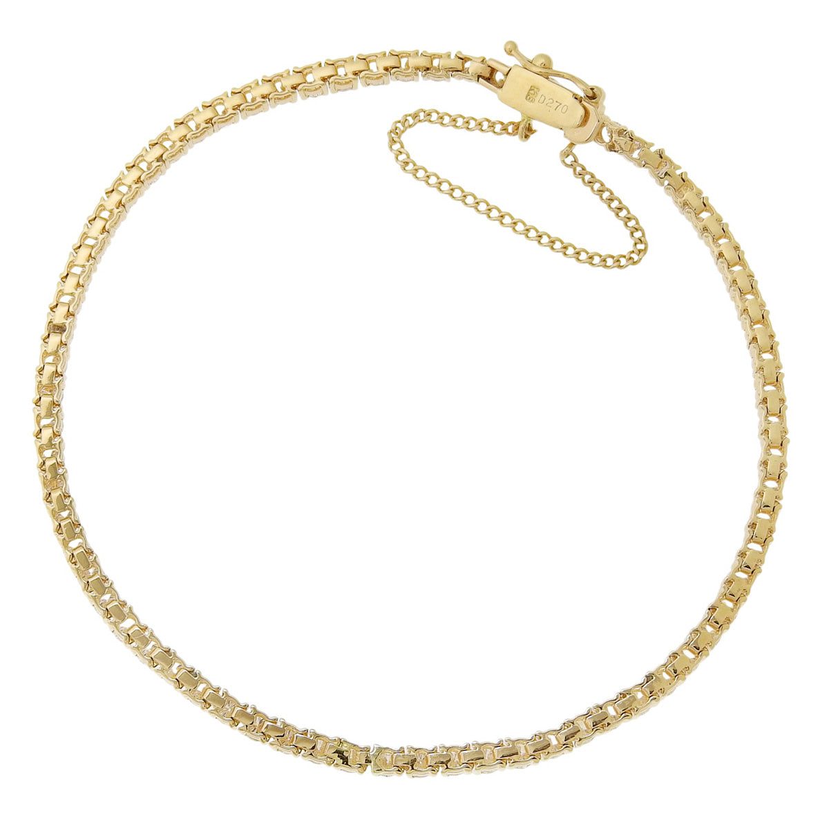 Diamond Bracelet, 2.70 carats, 18K Yellow Gold
