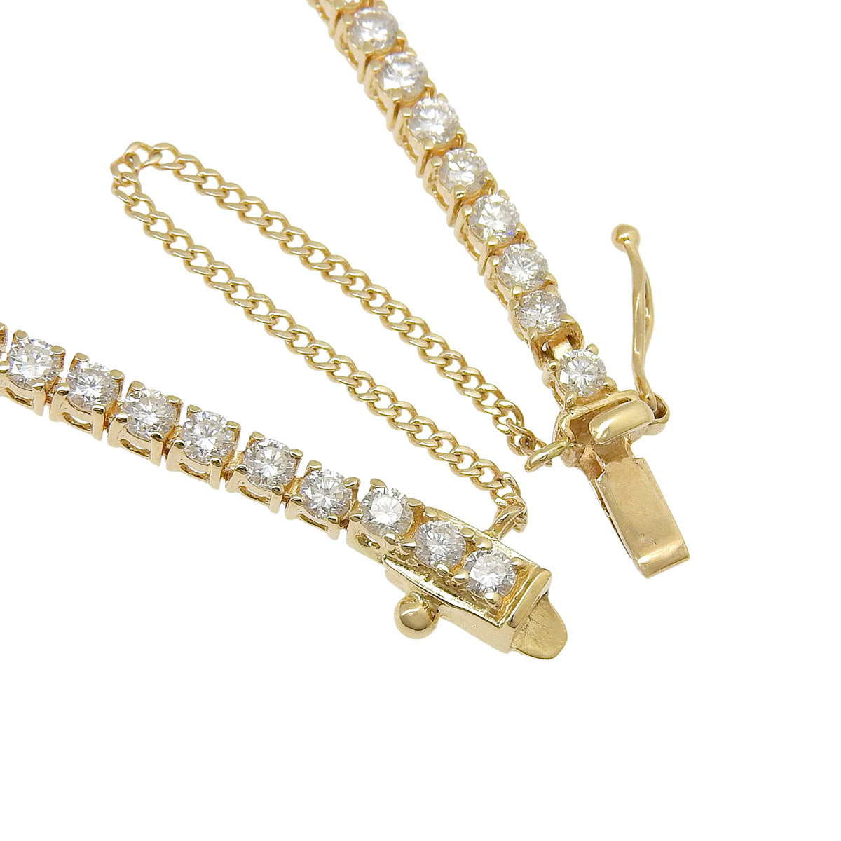 Diamond Bracelet, 2.70 carats, 18K Yellow Gold