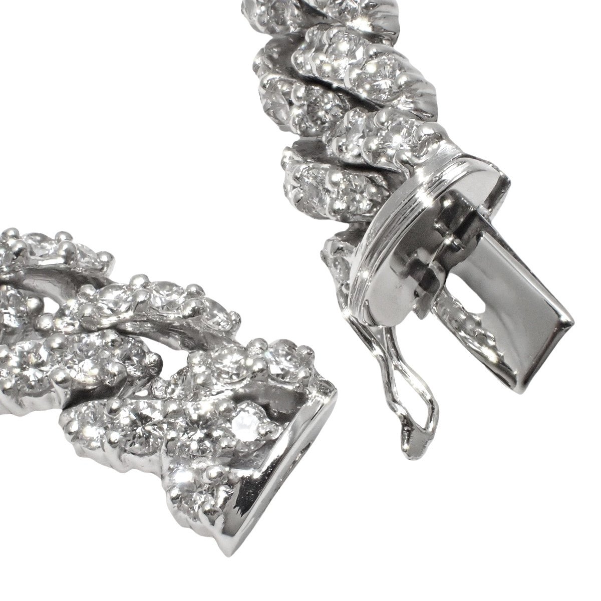 Diamond Bracelet, 9.58 carats, Pt900 Platinum