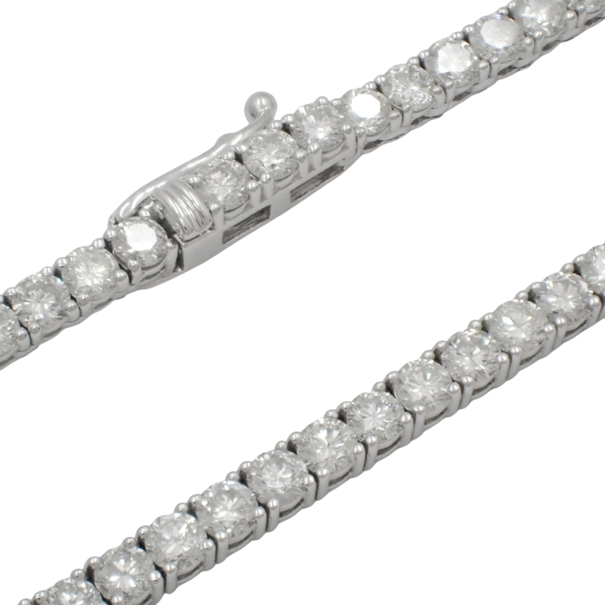 网球钻石项链 D14.50 K14 白金 WG