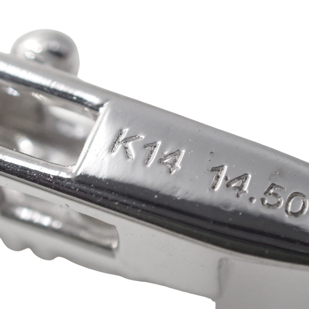 网球钻石项链 D14.50 K14 白金 WG