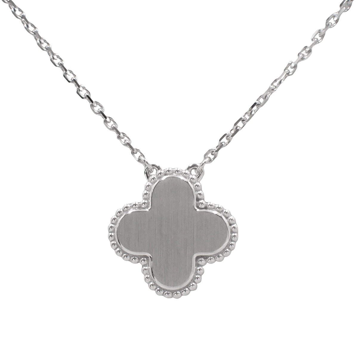 Vintage Alhambra吊坠,塞夫尔瓷/钻石,18K白金,2022年假日款