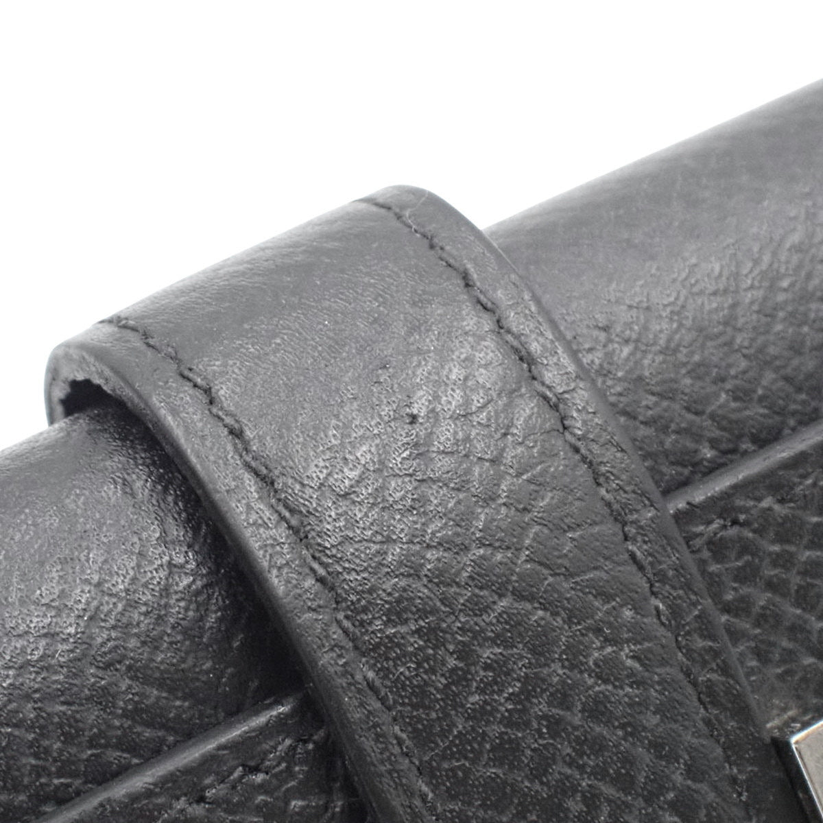 Bearn Key Case, Epsom Leather, Palladium Hardware, Q Stamp