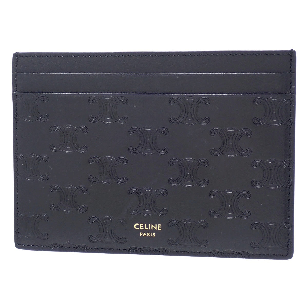 Triomphe Large Card Holder in Leather