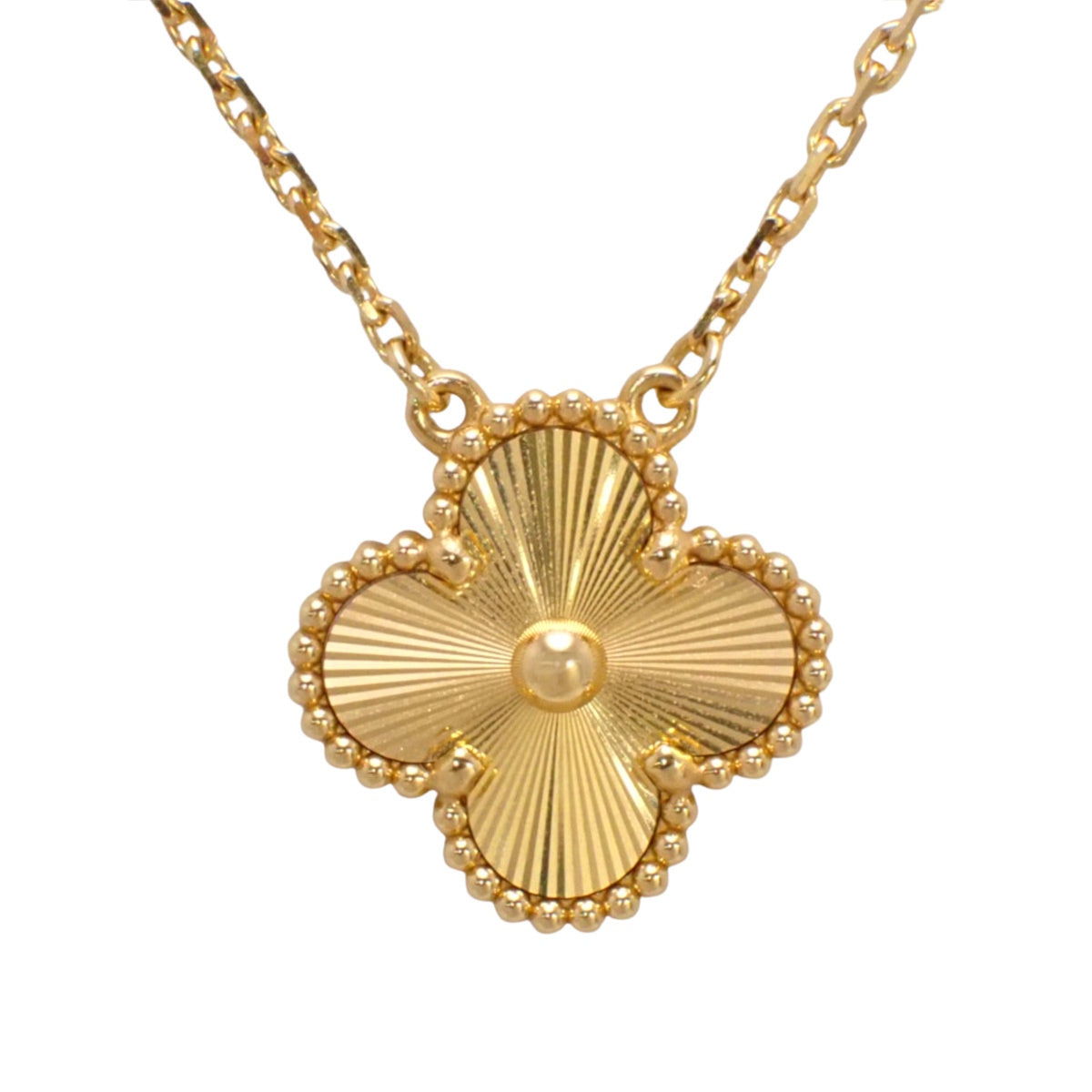 Vintage Alhambra Pendant in 18K Yellow Gold