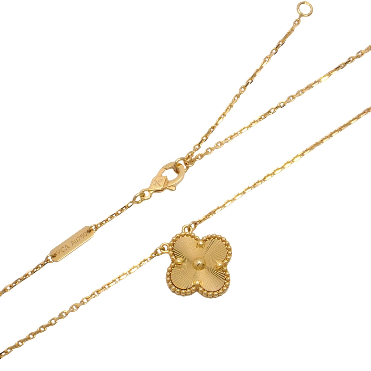 Vintage Alhambra Pendant in 18K Yellow Gold