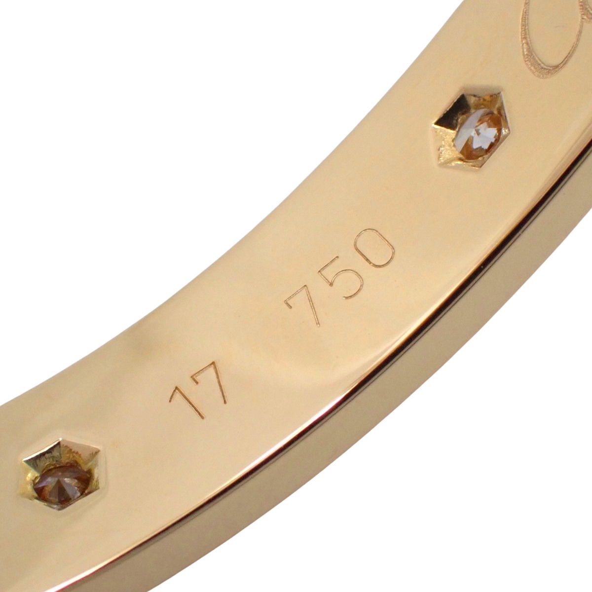 LOVEブレスレット クラシックモデル ダイヤモンド イエローゴールド K18YG 10PD