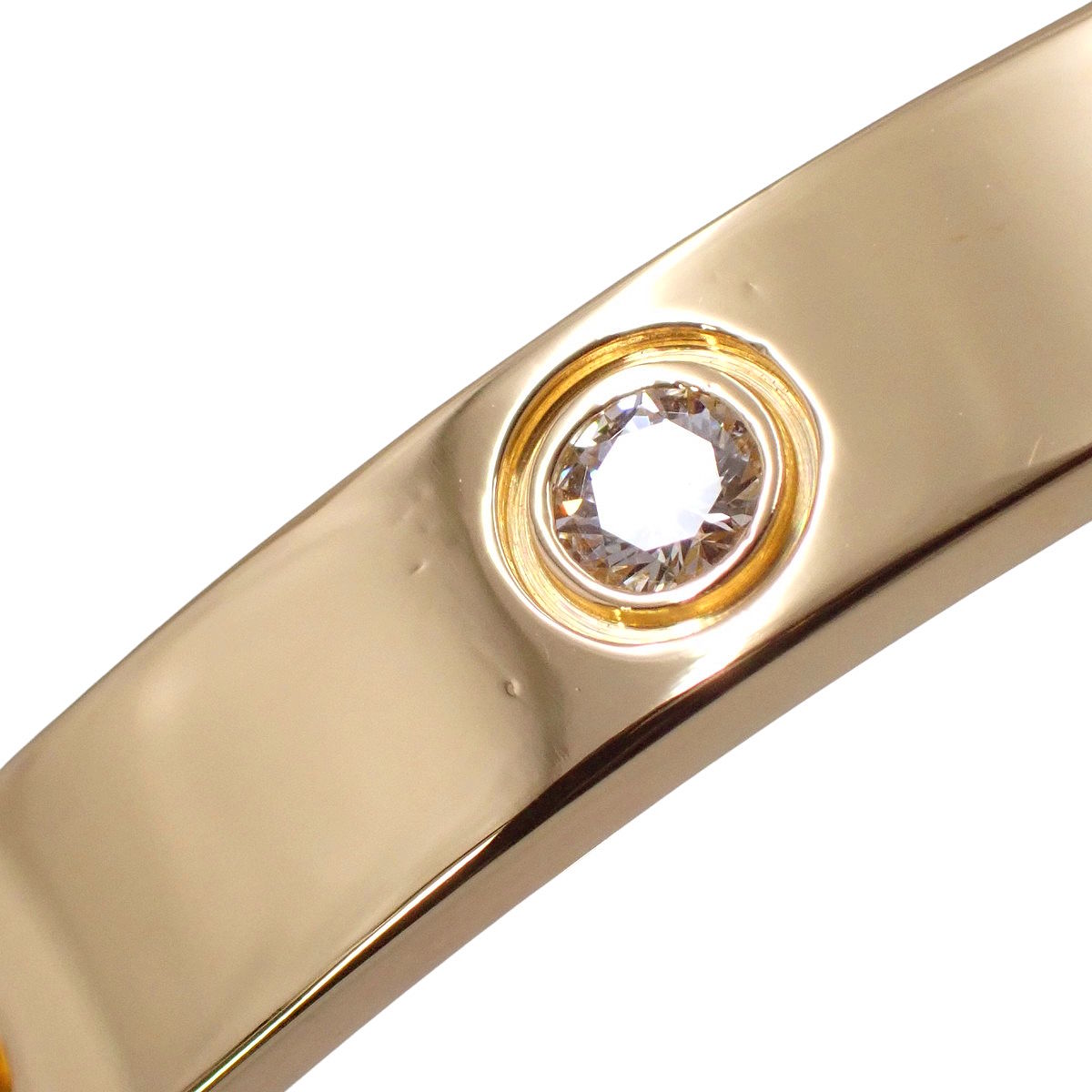 LOVEブレスレット クラシックモデル ダイヤモンド イエローゴールド K18YG 10PD