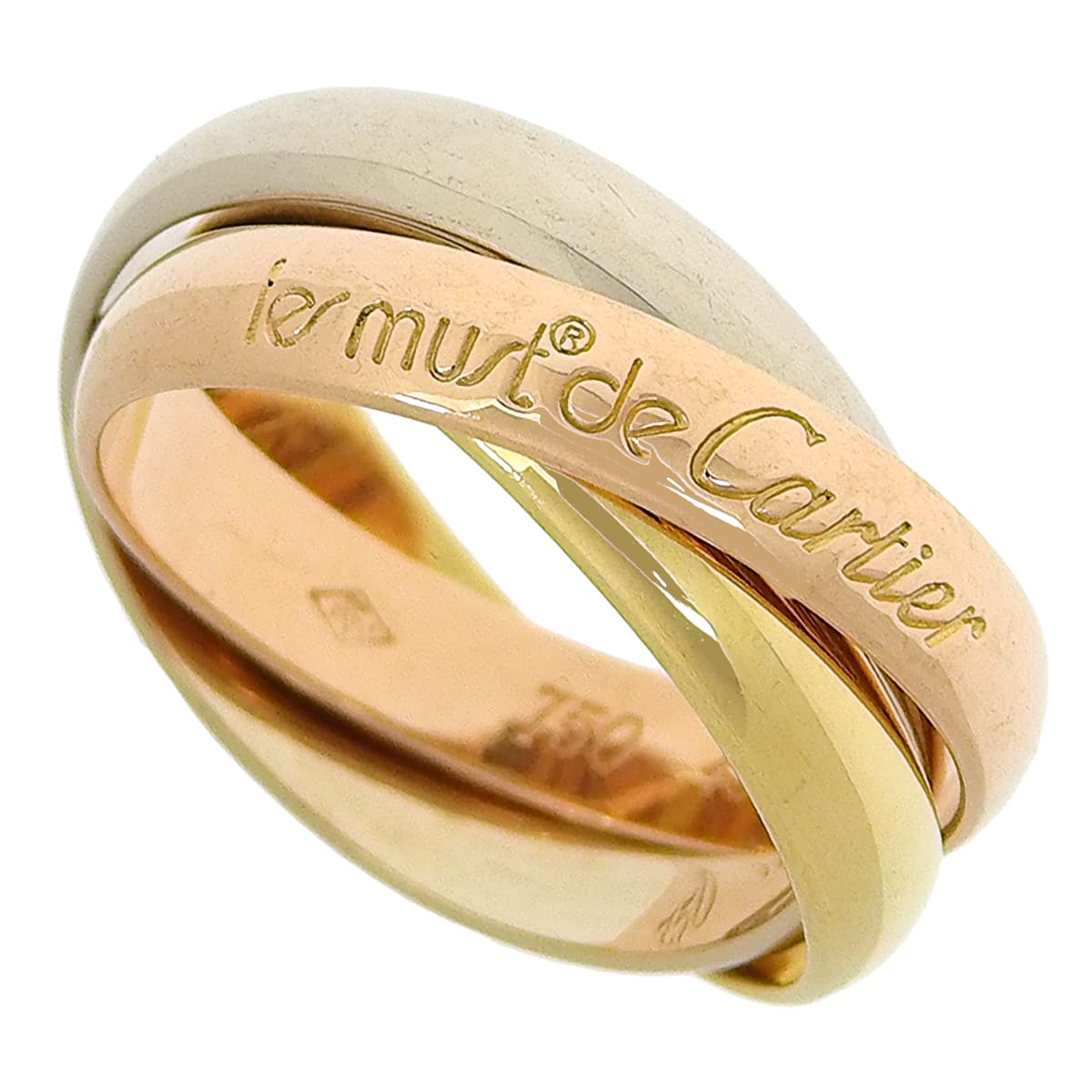 Trinity Ring K18 PG YG WG