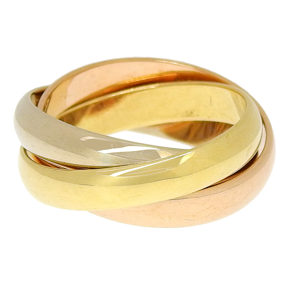 Trinity Ring, K18 (18k gold) PG (Pink Gold), YG (Yellow Gold), WG (White Gold)