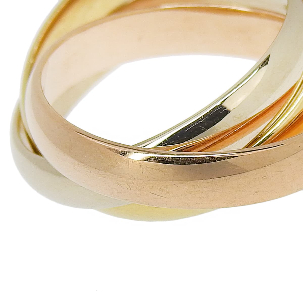 Trinity Ring, K18 (18k gold) PG (Pink Gold), YG (Yellow Gold), WG (White Gold)