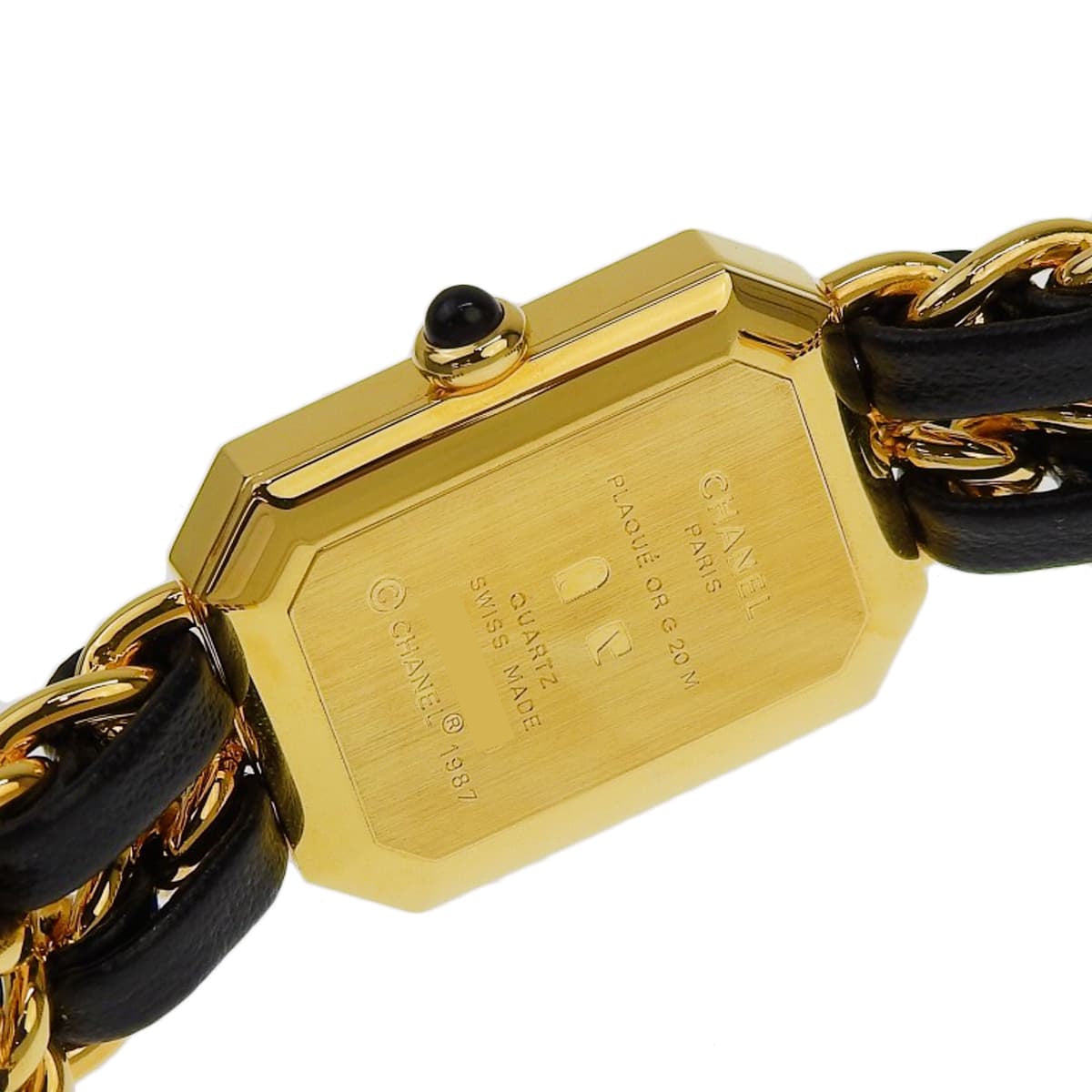 Premiere L H0001 GP/皮革黑色石英