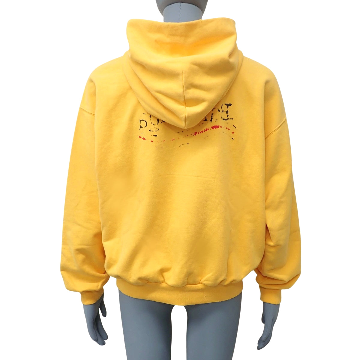 破洞徽标连帽衫 2022 XS 黄色