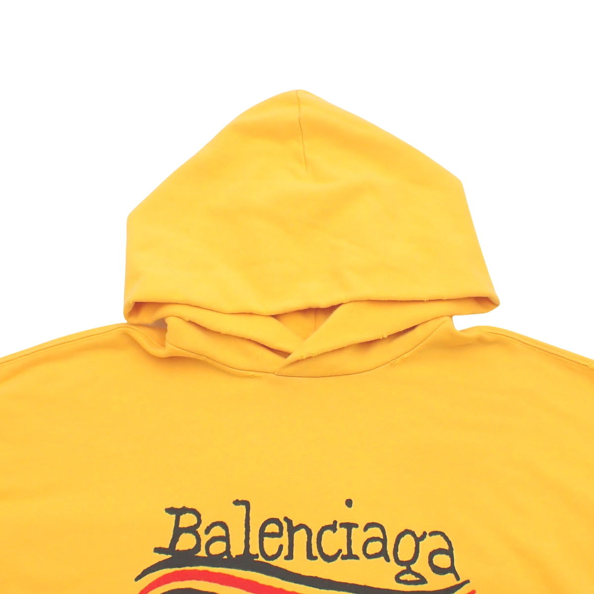Destroyed Logo Hoodie 2022 XS Yellow