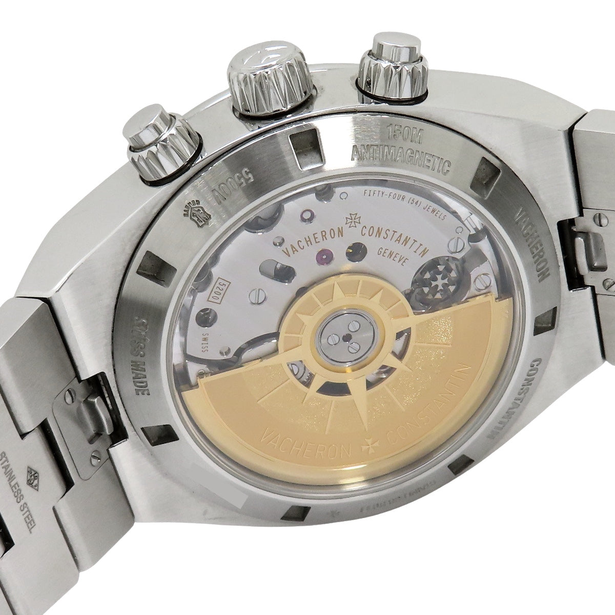 5500V/110A-B148 Overseas Chronograph Stainless Steel Automatic Blue