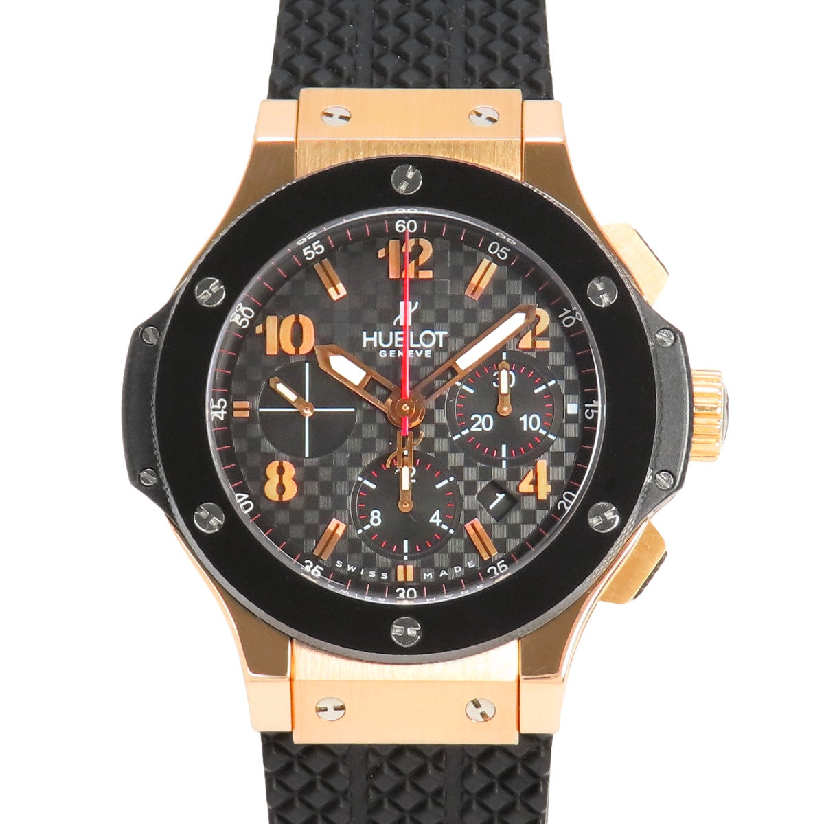 Big Bang Chronograph 301.PB.131.RX, Pink Gold/Rubber, Black Automatic