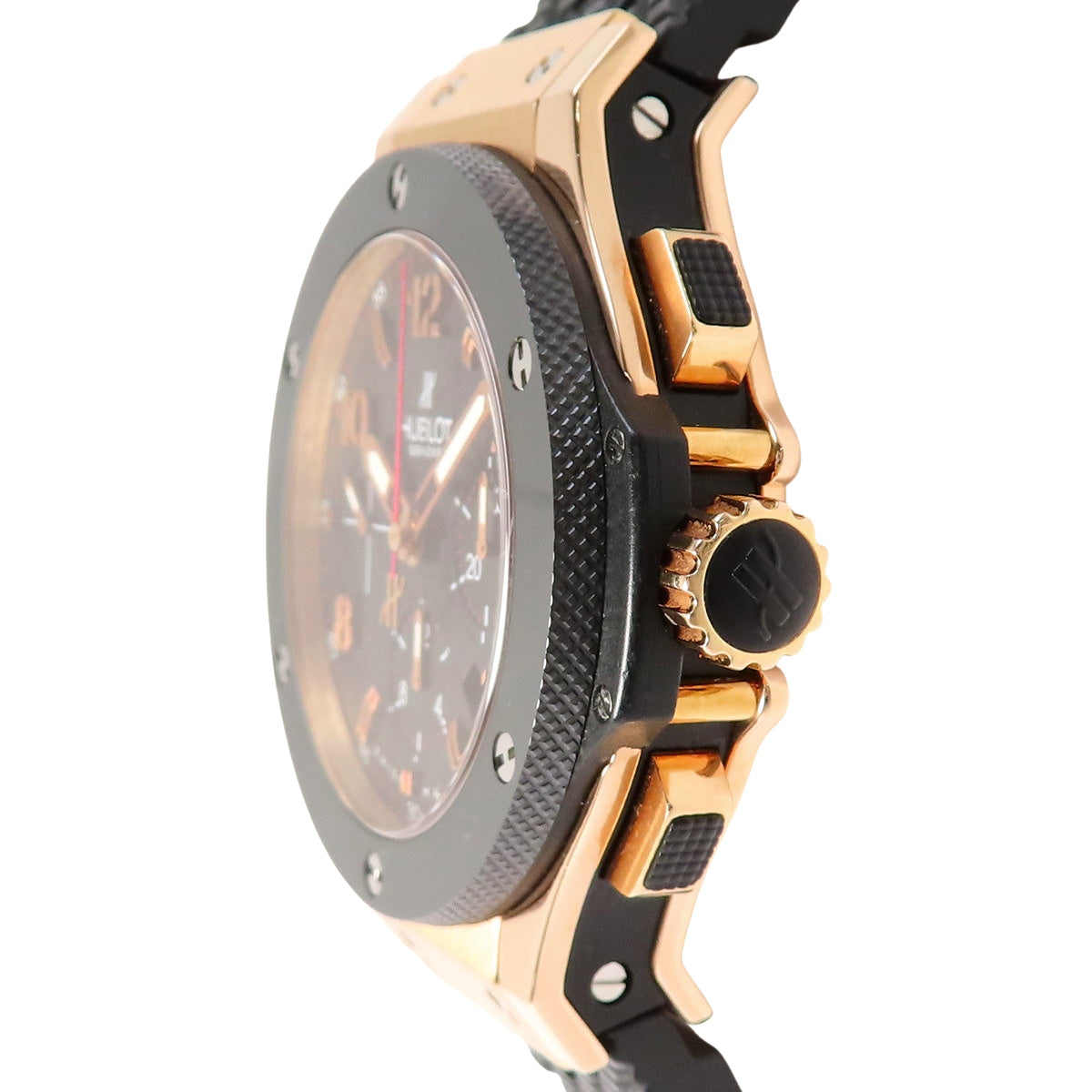 Big Bang Chronograph 301.PB.131.RX, Pink Gold/Rubber, Black Automatic