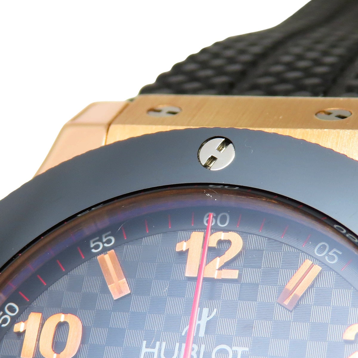 Big Bang Chronograph 301.PB.131.RX, Pink Gold/Rubber, Black Automatic