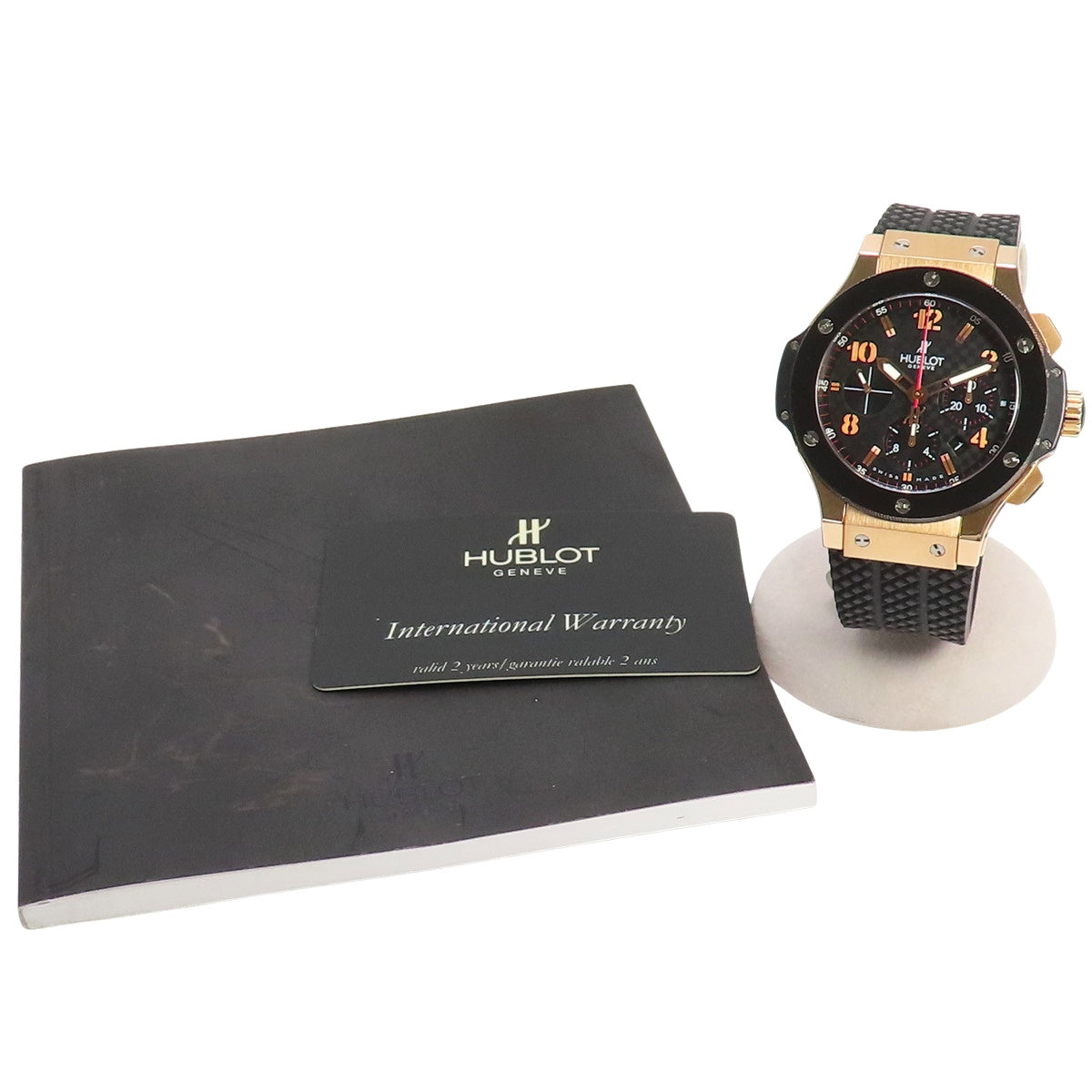 Big Bang Chronograph 301.PB.131.RX, Pink Gold/Rubber, Black Automatic