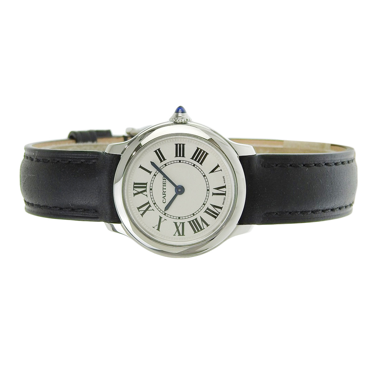 Ronde Must de Cartier WSRN0030 SS White Quartz Women's