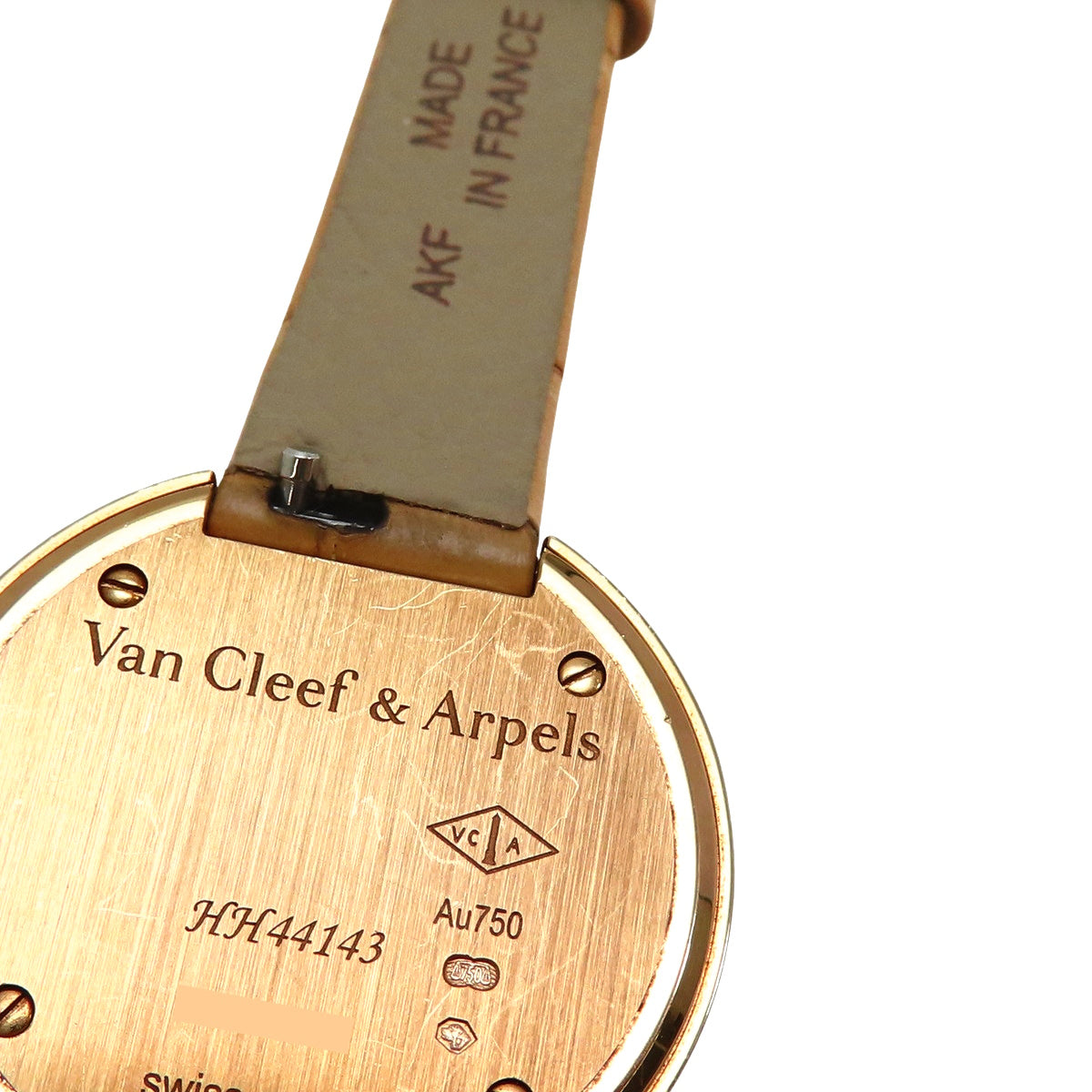 VCARO29800 Charm迷你腕表 YG 石英 银色 钻石表圈