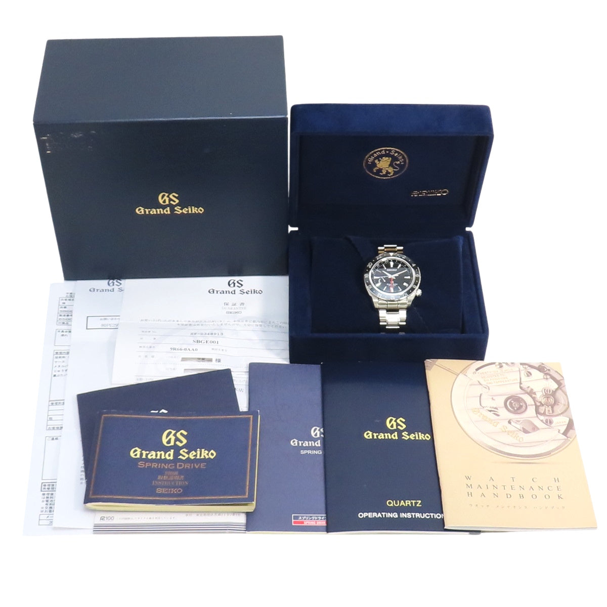 SBGE001 スプリングドライブ GMT SS スプリングドライブ ブラック