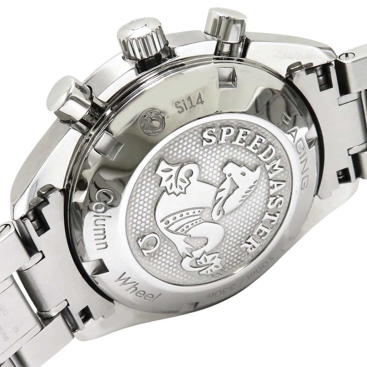 326.30.40.50.01.001 スピードマスター レーシング SS 自動巻き ブラック