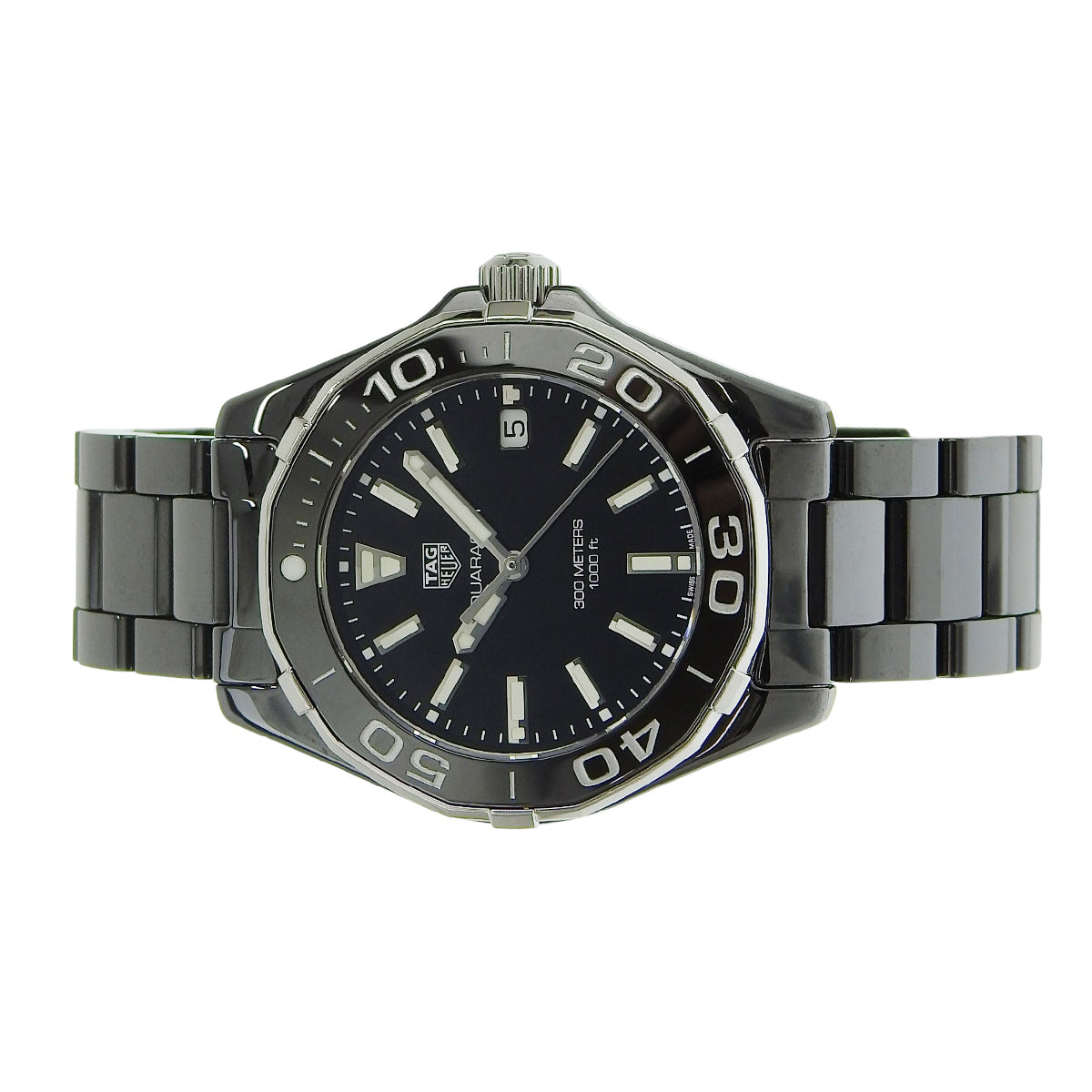 アクアレーサー WAY1390.BH0716 CE/SS ブラック クオーツ レディース