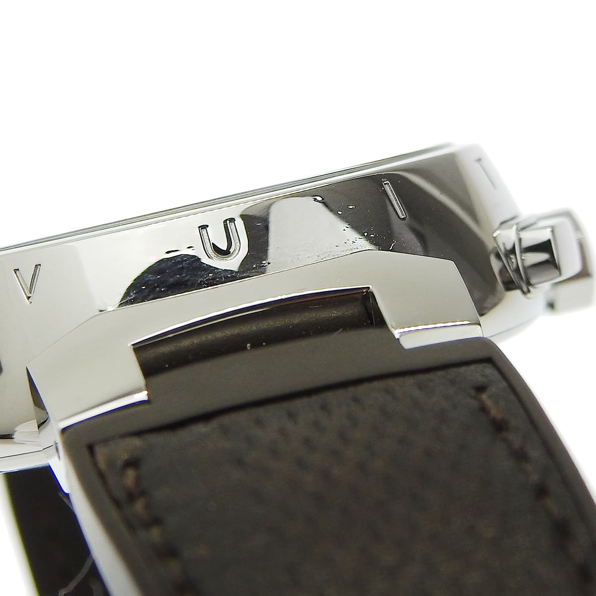 Tambour Q1121 计时码表,不锈钢/皮革表带,自动机械男士腕表