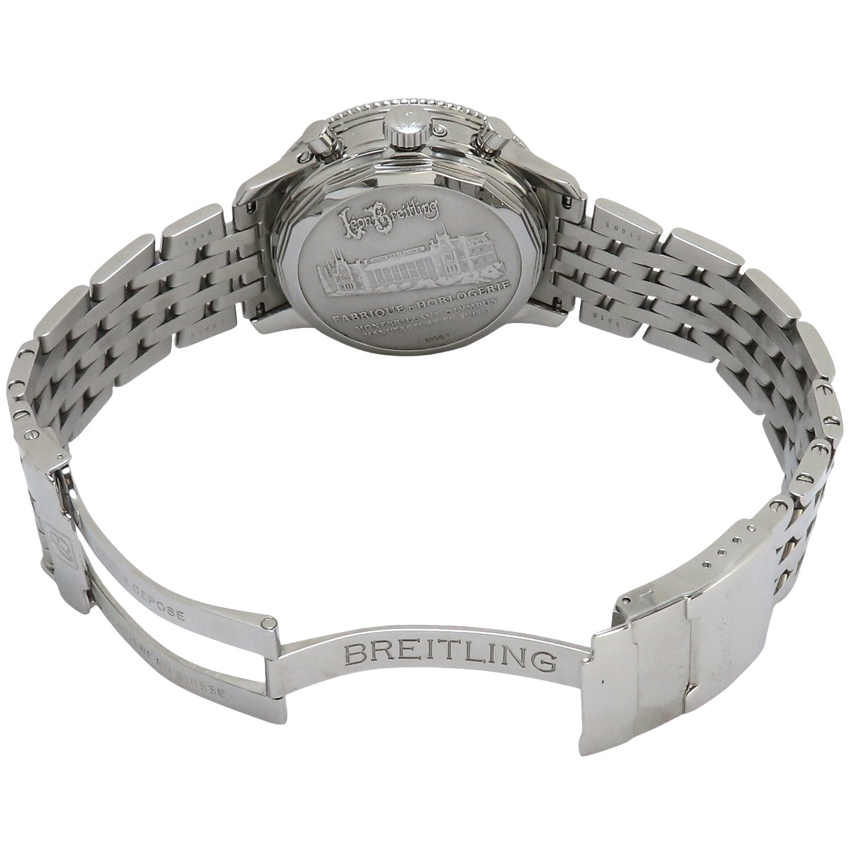 A19350 Navitimer Montbrillant Olympus SS Automatic Black