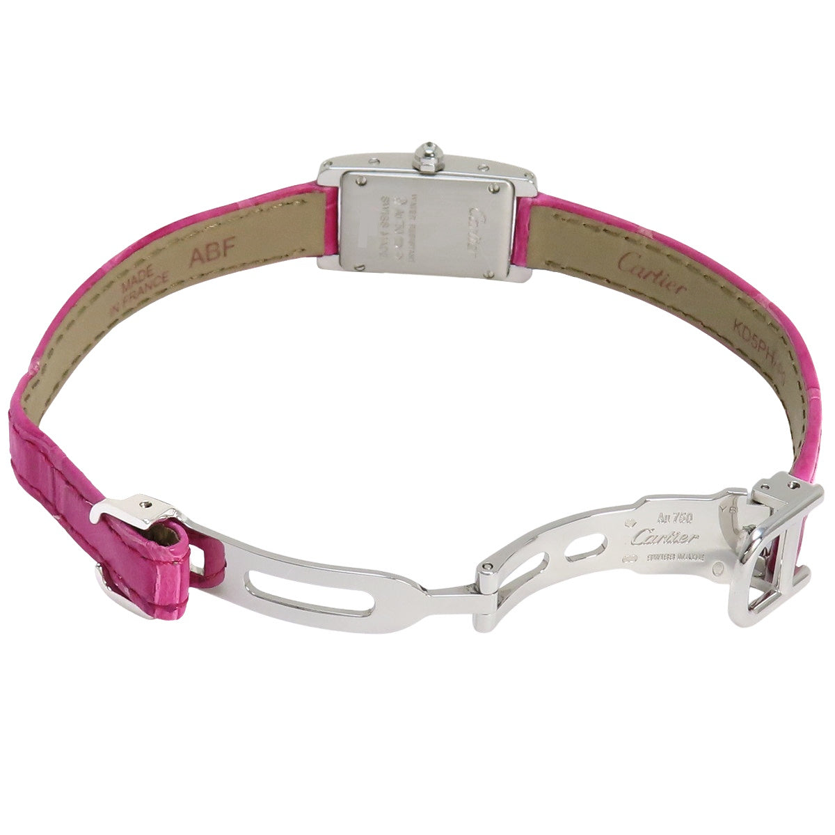 WB710015 坦克美式迷你腕表 WG/皮革 石英 银色表圈镶钻