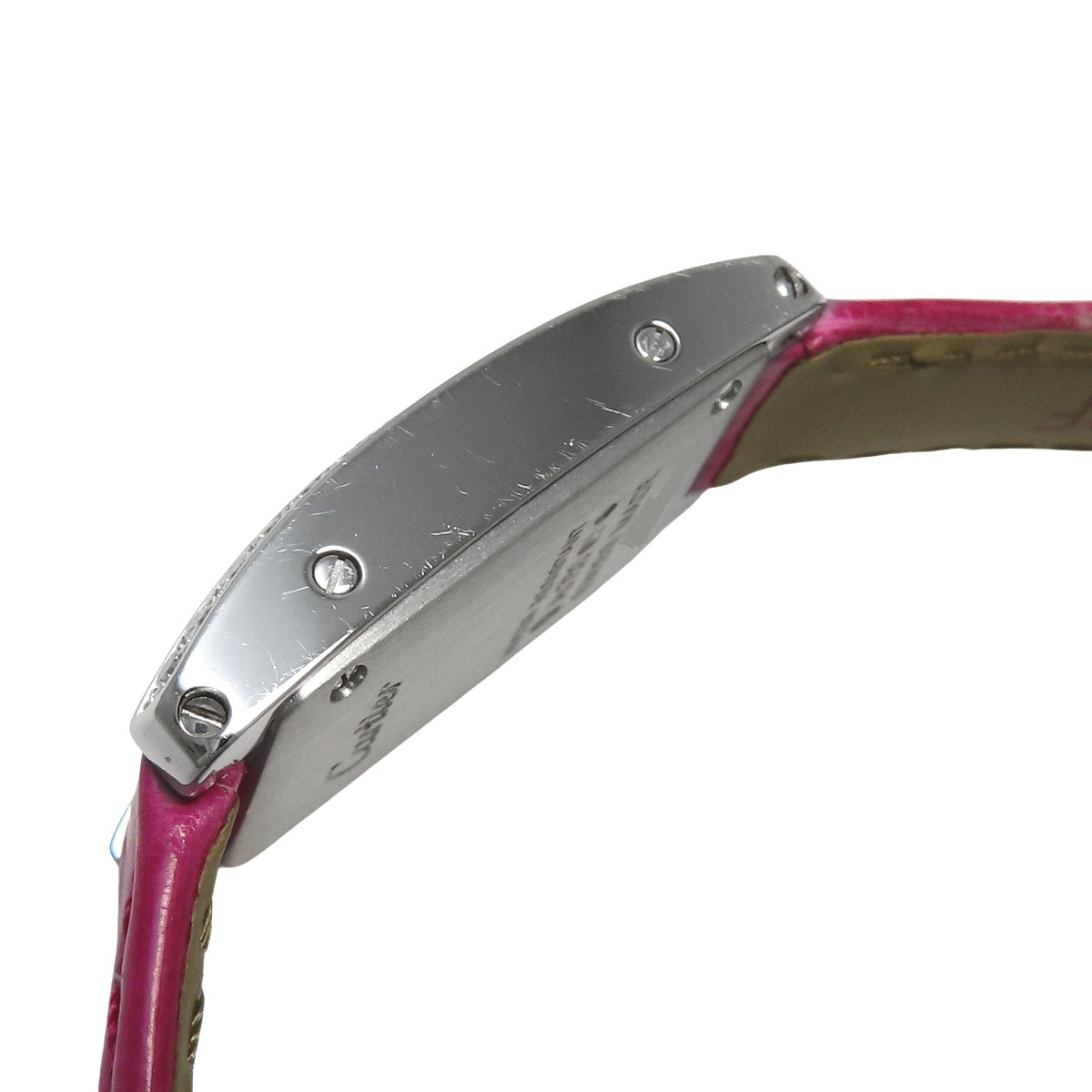 WB710015 坦克美式迷你腕表 WG/皮革 石英 银色表圈镶钻