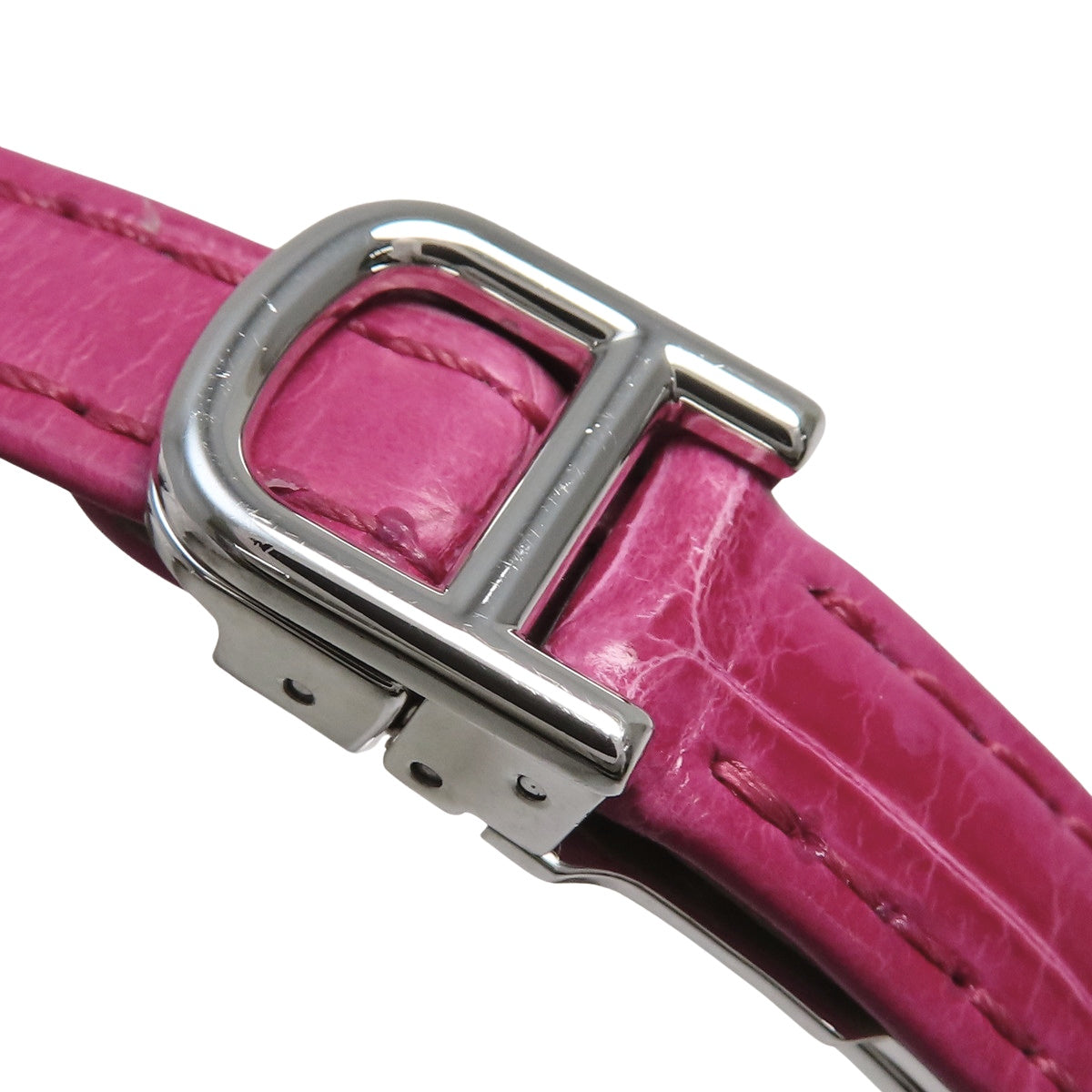 WB710015 坦克美式迷你腕表 WG/皮革 石英 银色表圈镶钻