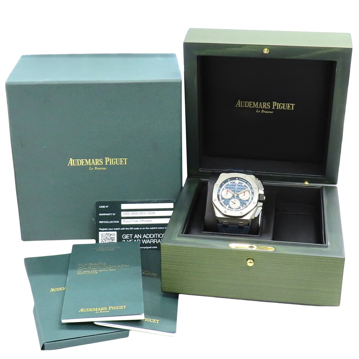 26420TI.OOA027CA.01 皇家橡树系列 不锈钢 自动上链 藏青色