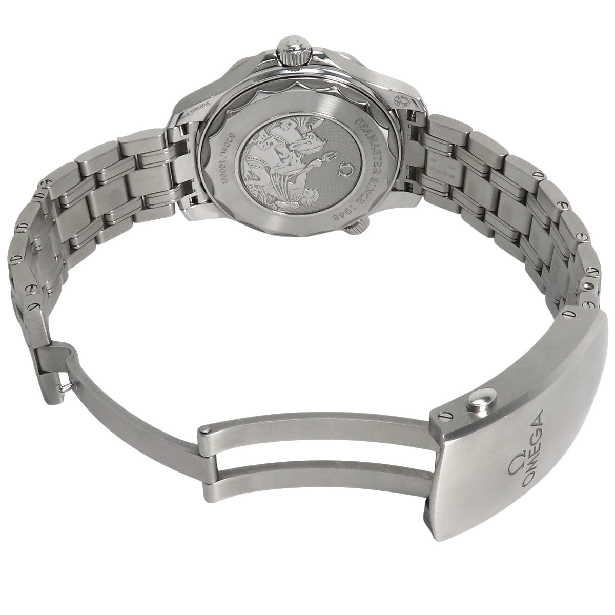 210.30.42.20.03.003 海马系列300米潜水表 不锈钢 自动上链 蓝色