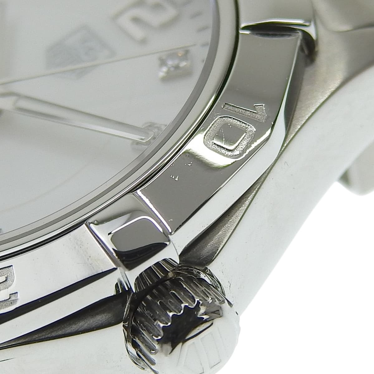 アクアレーサー WAF1312.BA0817 SS シェル文字盤 10PD クオーツ レディース